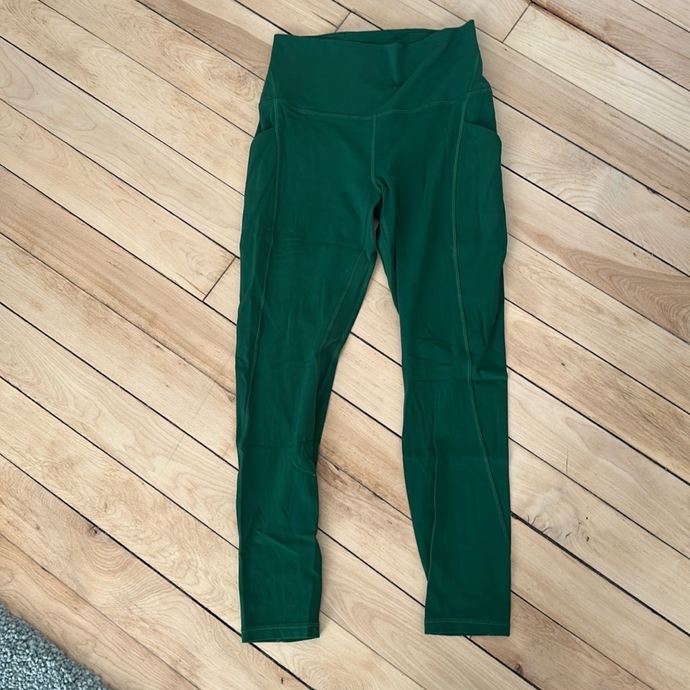 Lululemon hunter green leggings